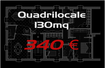 Quadrilocale 340 €